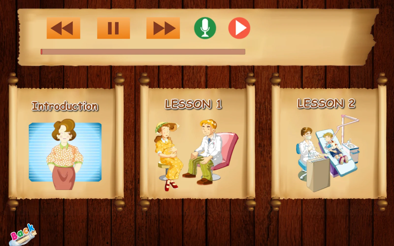 喬登美語會話進階：MP3 Sounds：點一個 Lesson。