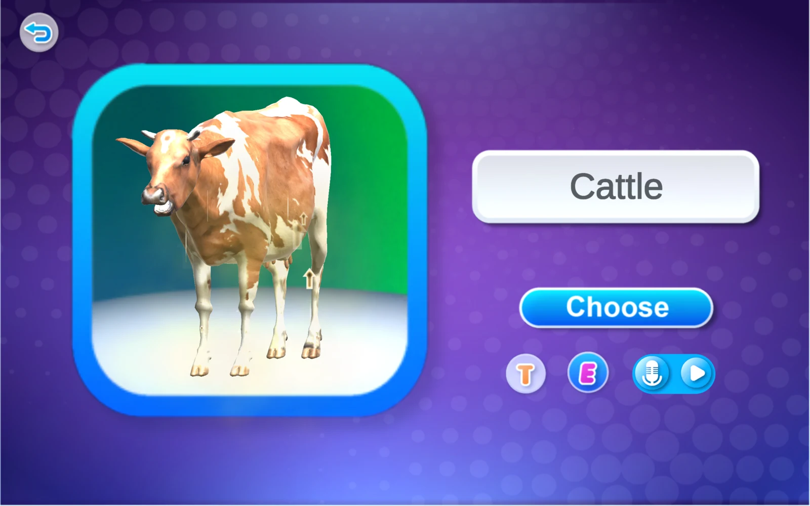 名稱卡顯示 Cattle