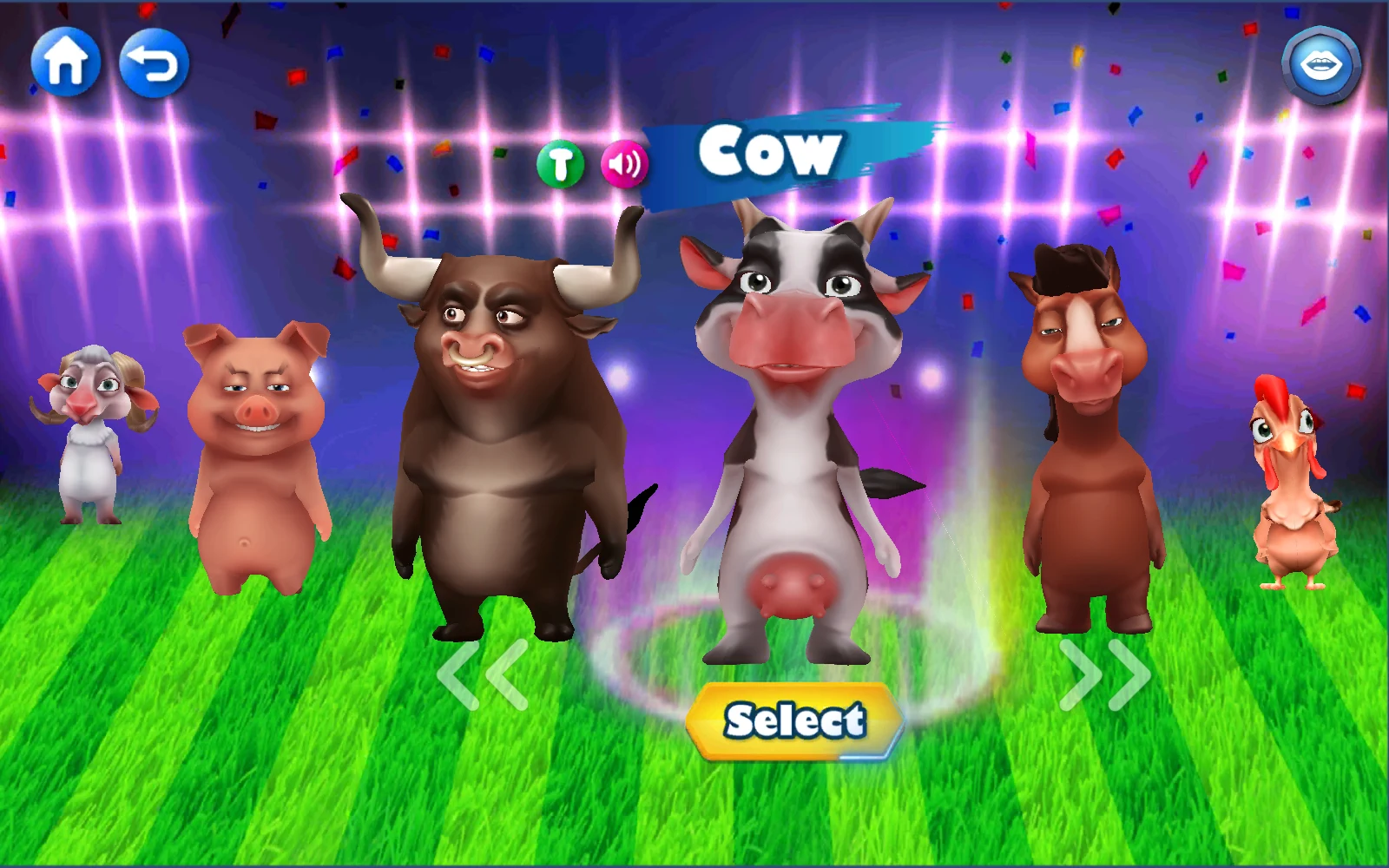 FARM 的 Cow 選擇畫面