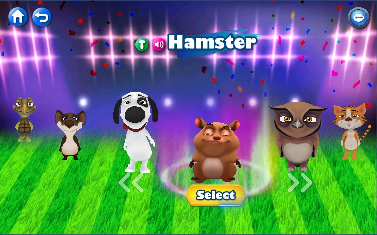 FRIENDS 的 Hamster 與其他動物