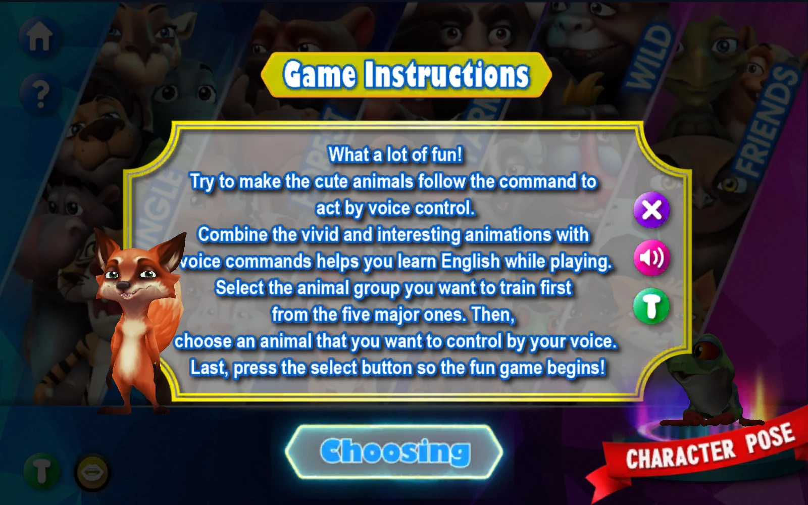 OPEN 分類頁的英文 Game Instructions