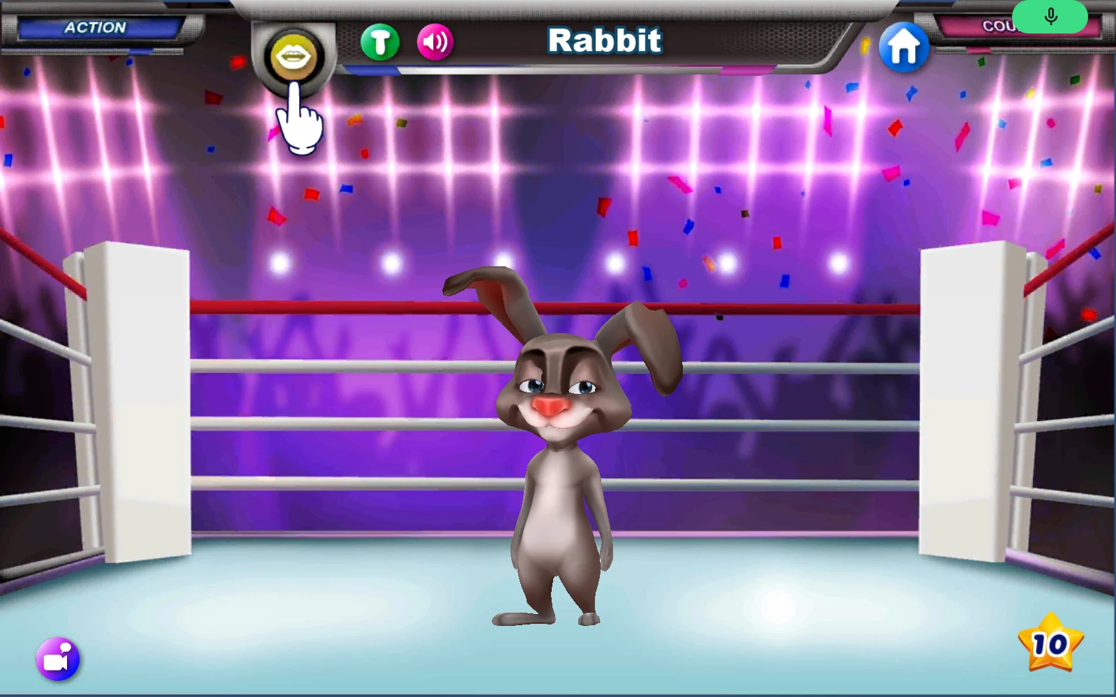 SPEAK 的 Rabbit 題目與嘴巴圖示