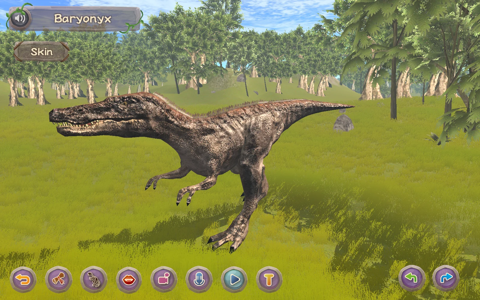 Baryonyx 英文名稱與學習場景