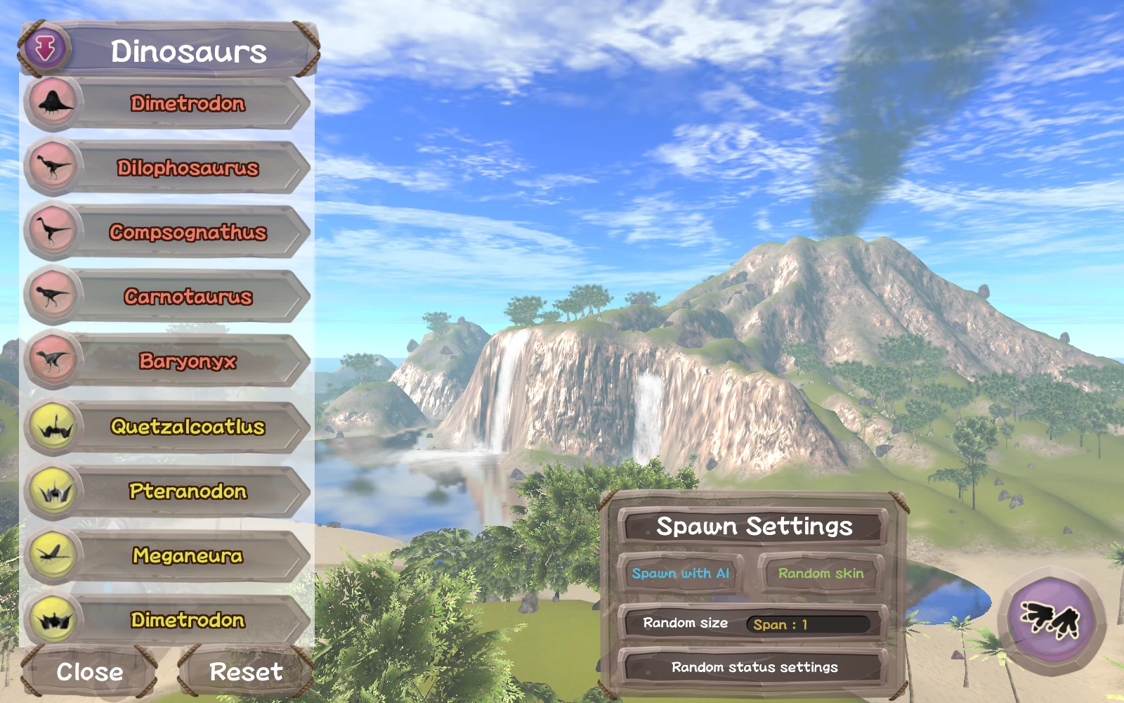 Play 生物清單中的 Baryonyx
