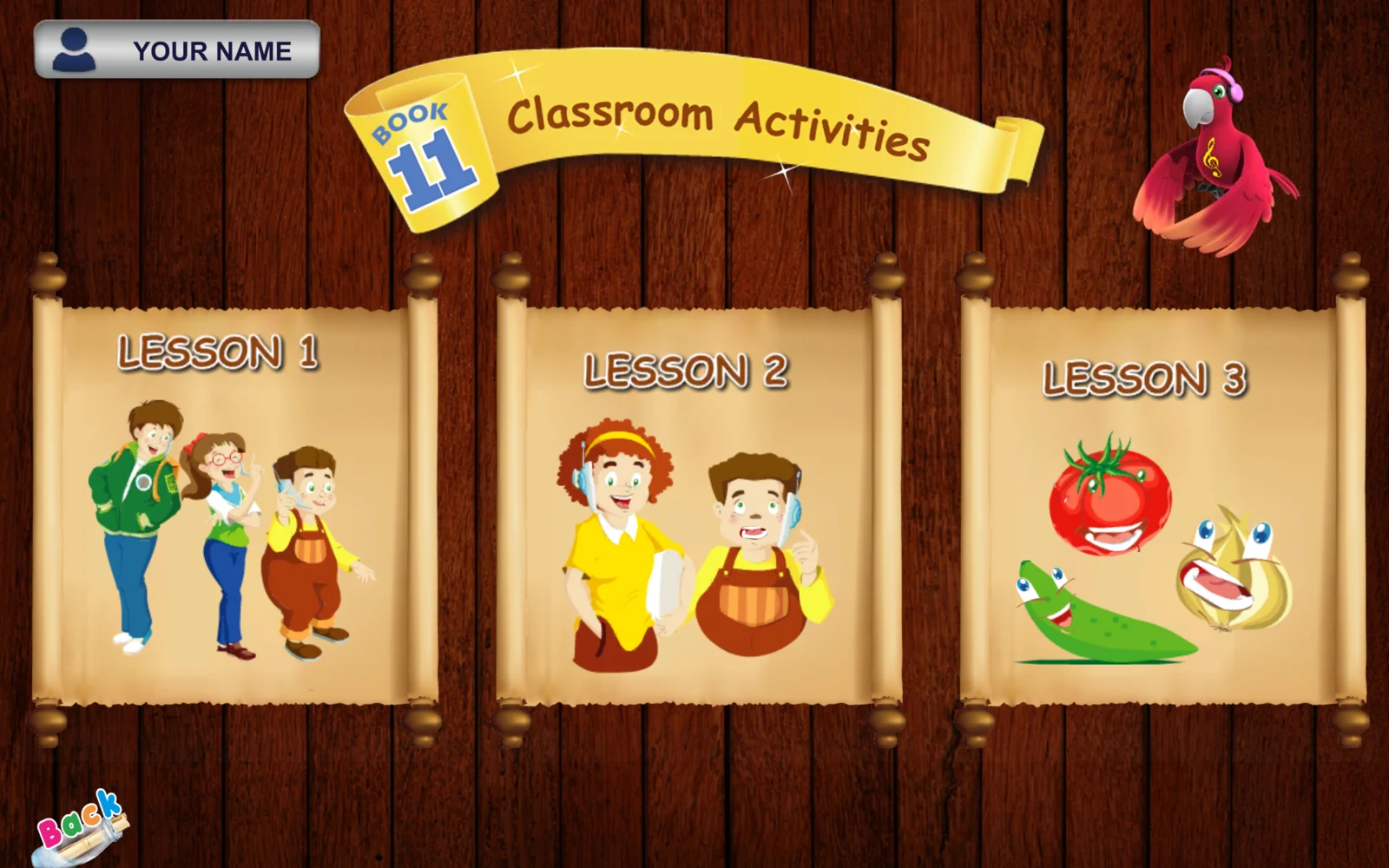 喬登美語 S11 Activities 課次選單