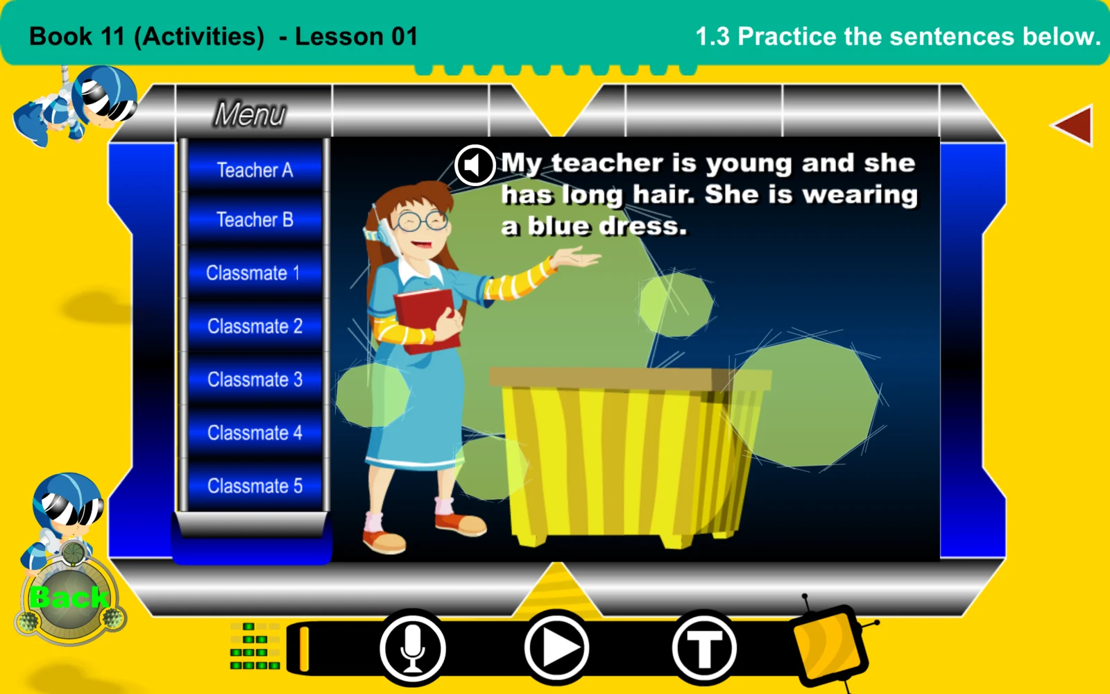 S11 Activities 1.3 Teacher 與 Classmate 句子練習