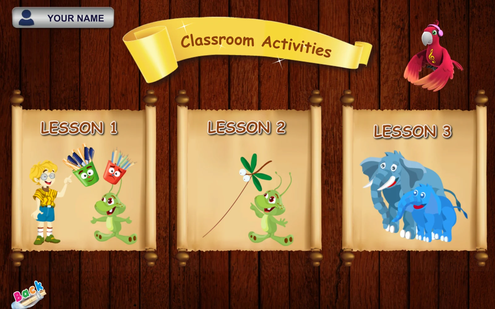 喬登美語 S2 Activities 課次選單