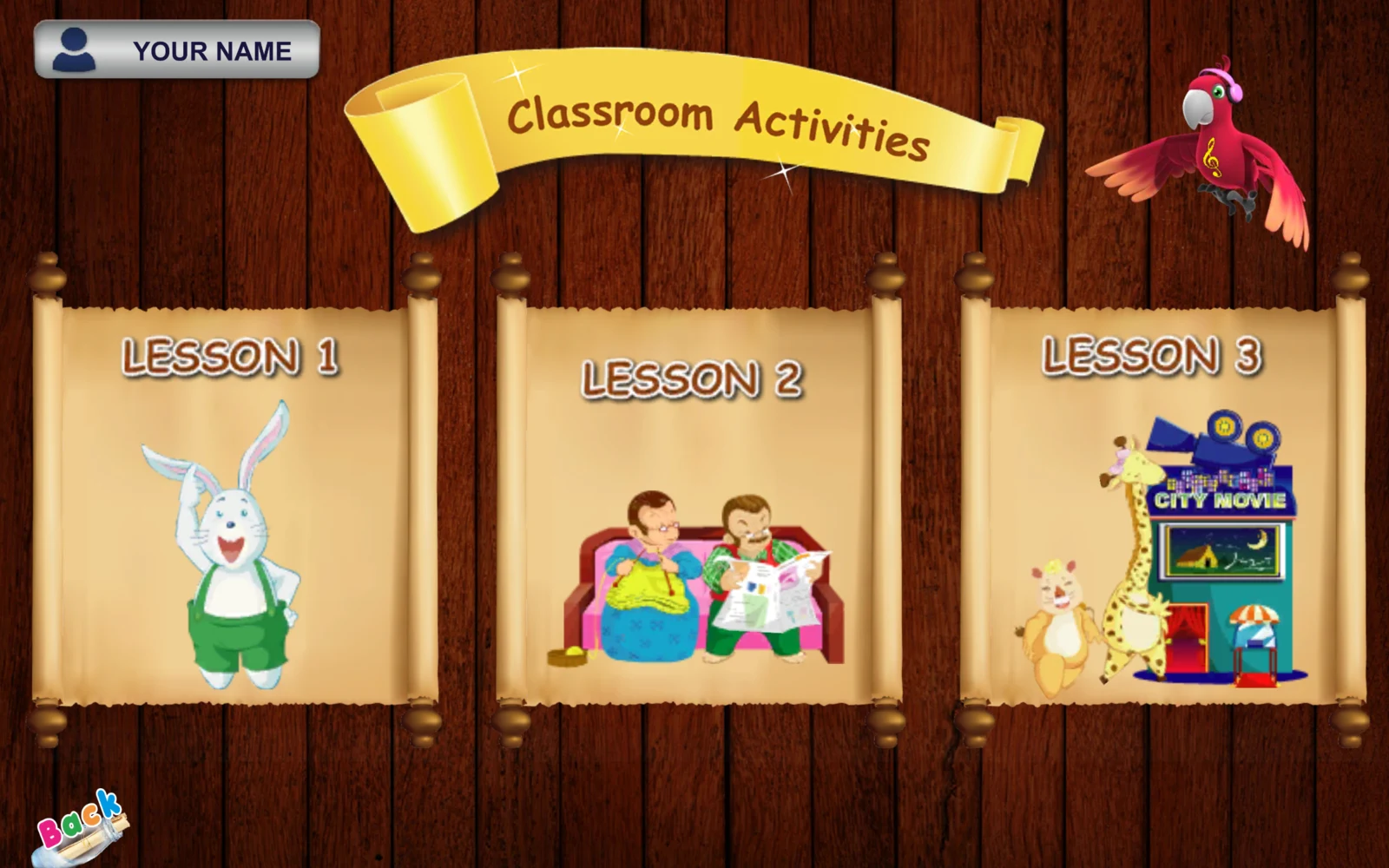 喬登美語 S4 Activities 課次選單