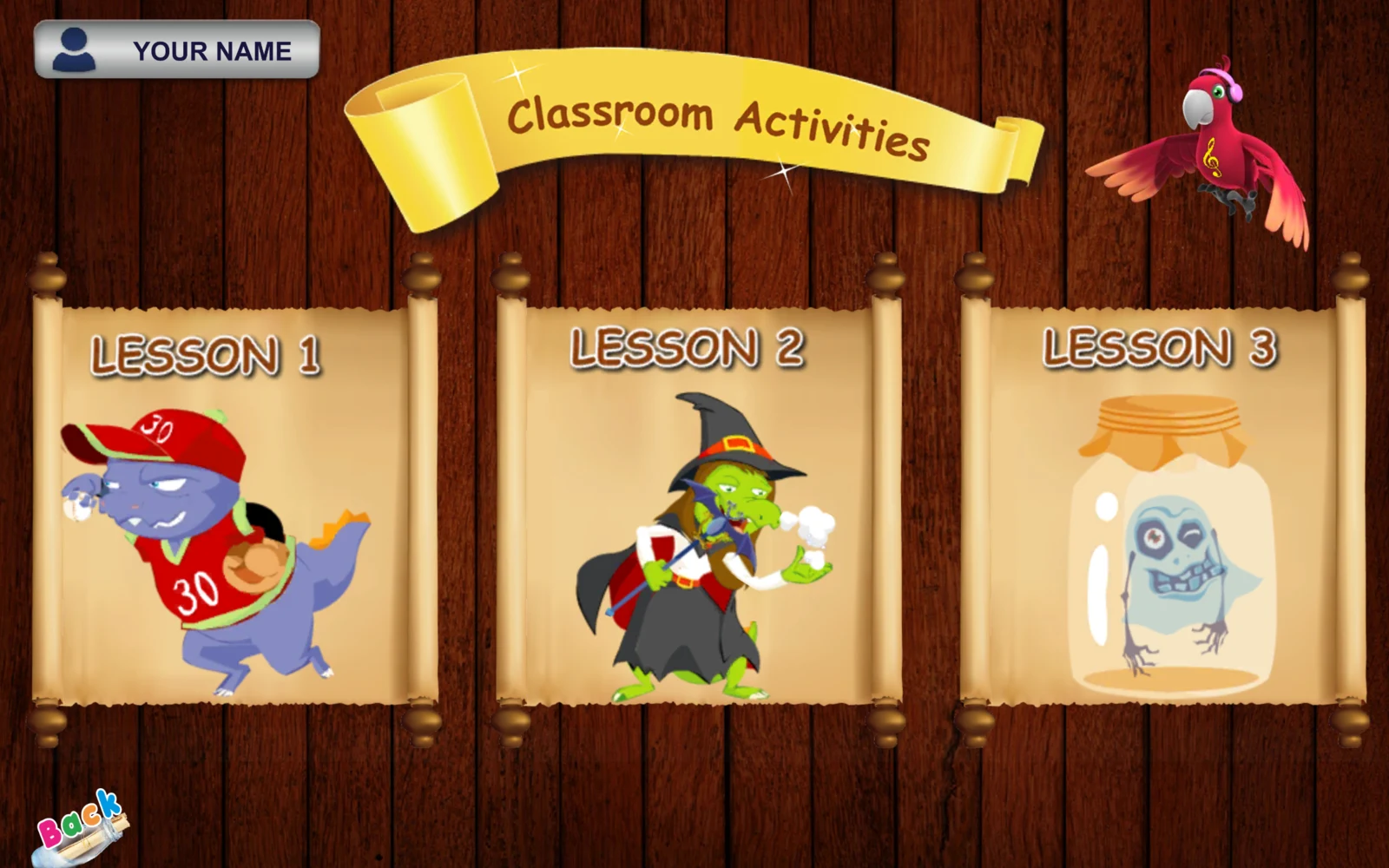 喬登美語 S5 Activities 課次選單