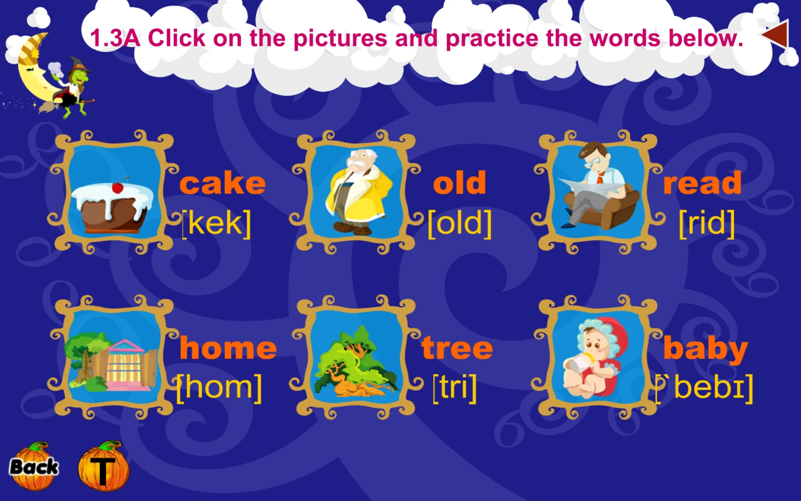 S5 Activities 1.3A 圖片、單字與音標練習