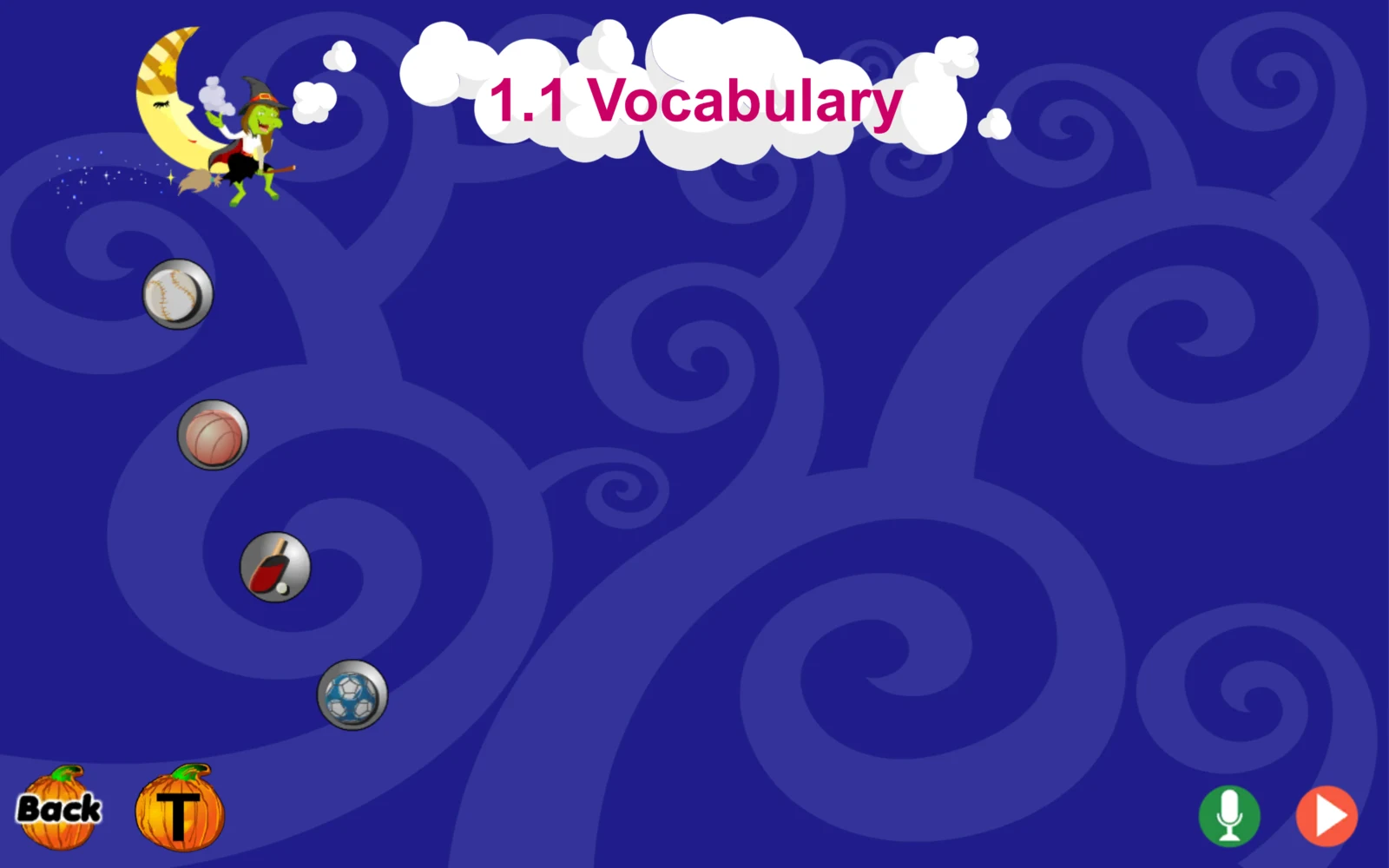 S5 Activities 1.1 Vocabulary 運動圖示畫面