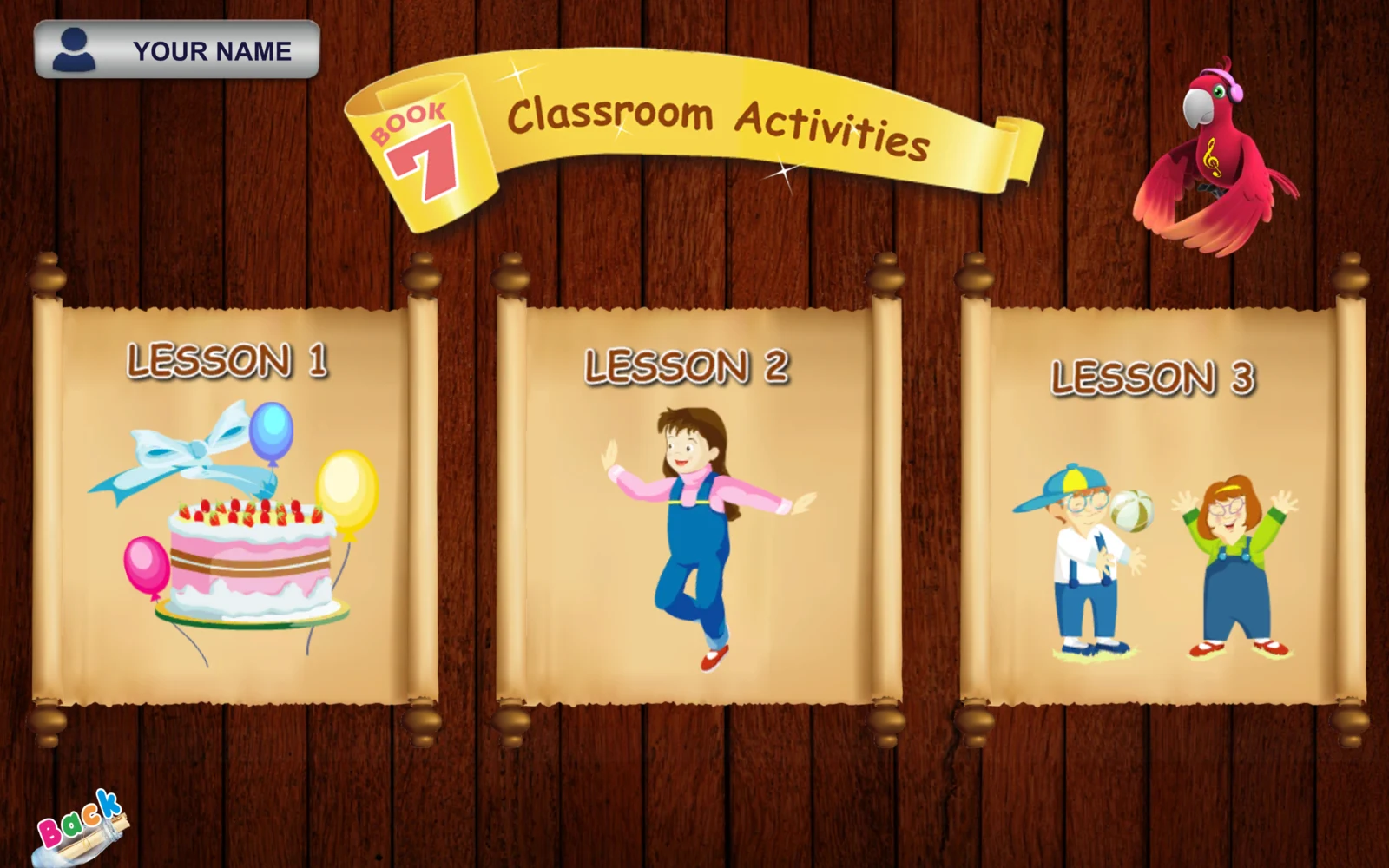 喬登美語 S7 Activities 課次選單